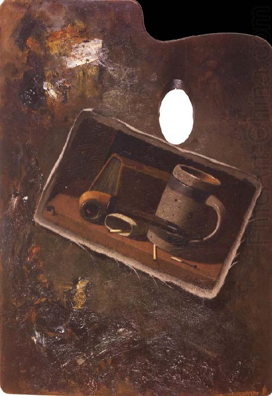 John Frederick Peto Stilleben aufeiner Palette china oil painting image